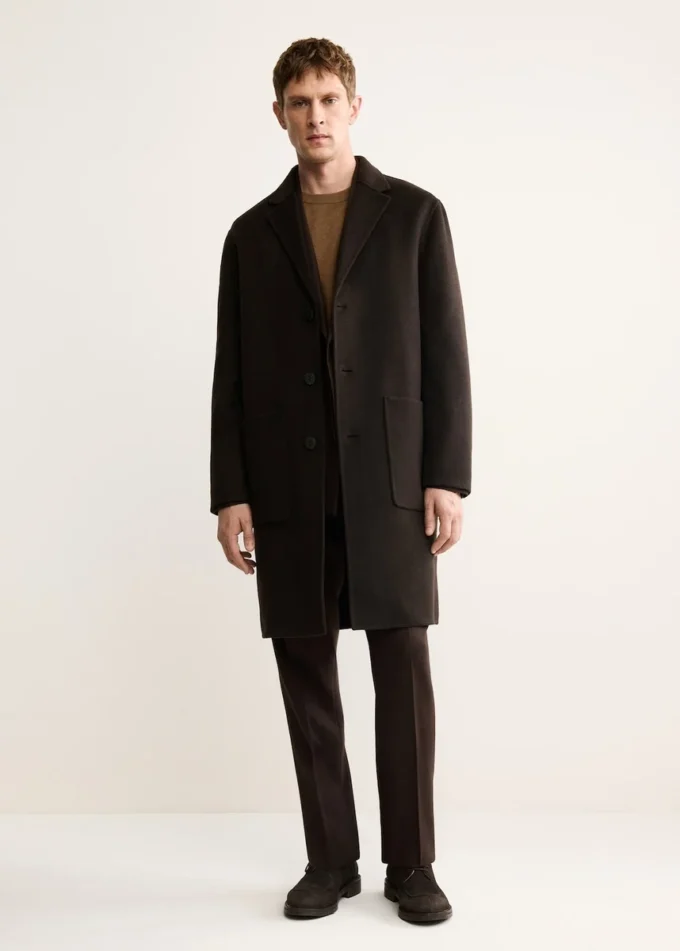 Ręcznie robiony płaszcz wełniany Ręcznie robiony płaszcz wełniany