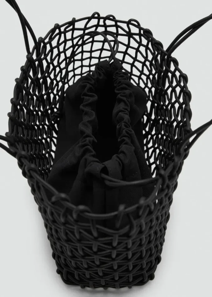 Średniej wielkości pleciona torba na ramię Średniej wielkości pleciona torba na ramię