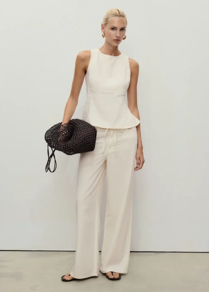 Rozkloszowana bluzka z dżinsu Rozkloszowana bluzka z dżinsu