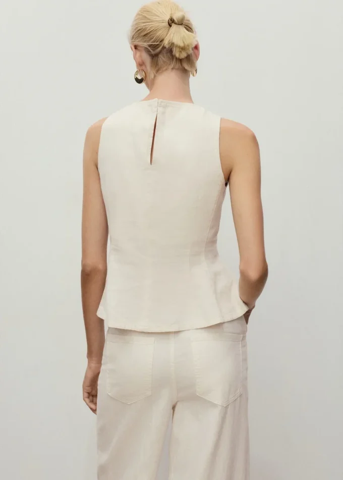 Rozkloszowana bluzka z dżinsu Rozkloszowana bluzka z dżinsu