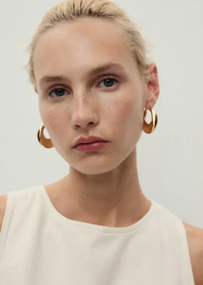 Rozkloszowana bluzka z dżinsu Rozkloszowana bluzka z dżinsu