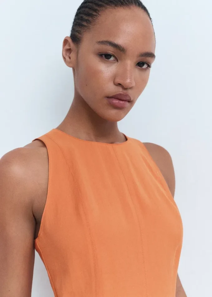 Rozkloszowana sukienka midi Rozkloszowana sukienka midi