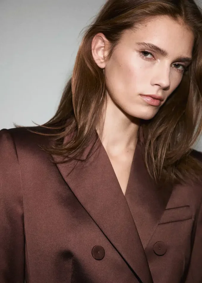 Satynowa marynarka Satynowa marynarka