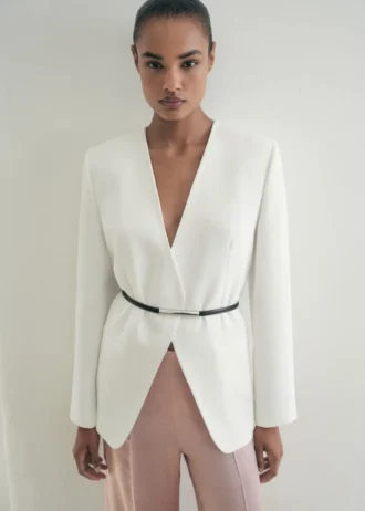 Satynowe spodnie z efektem marszczenia Satynowe spodnie z efektem marszczenia