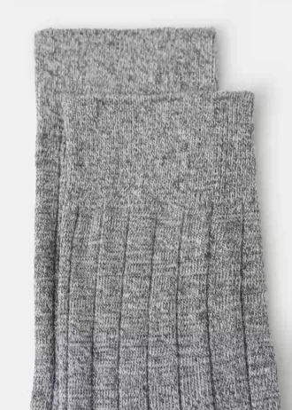 Skarpety z prążkowanej bawełny