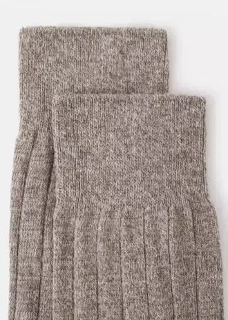 Skarpety z prążkowanej bawełny