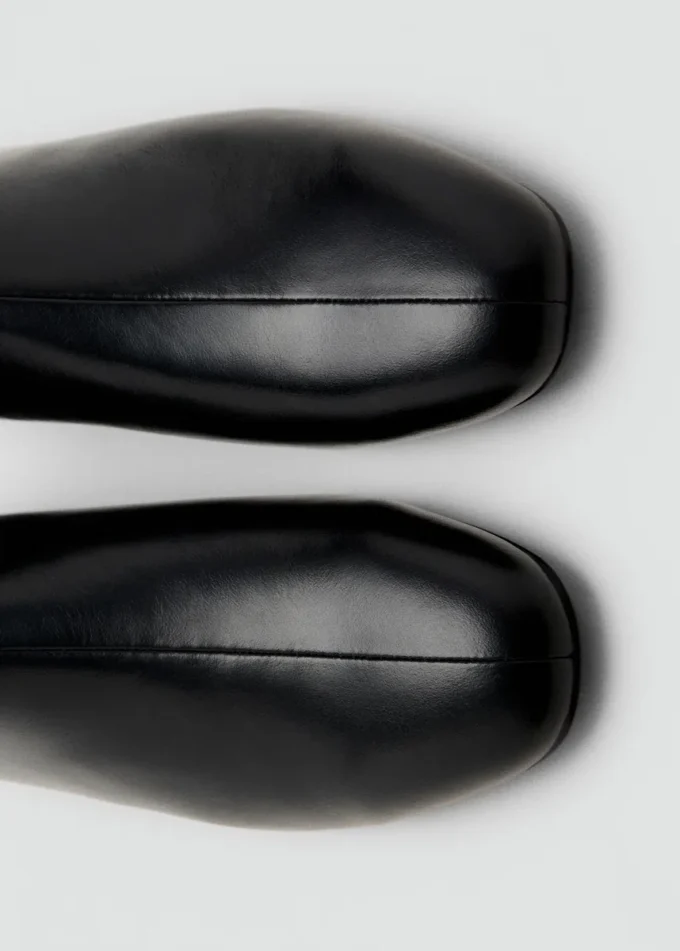 Skórzane botki zapinane na zamek błyskawiczny Skórzane botki zapinane na zamek błyskawiczny