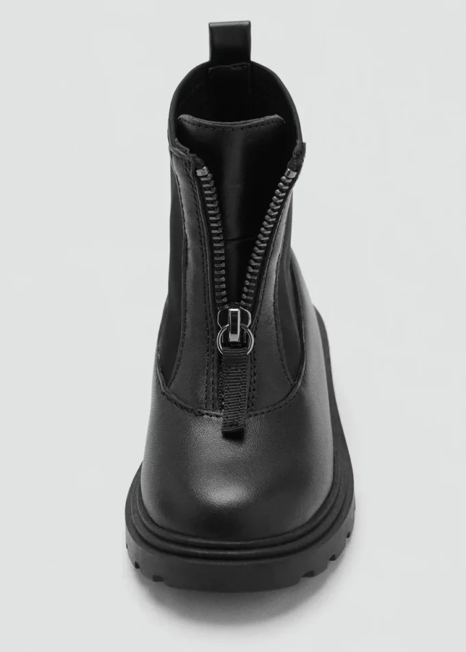 Skórzane botki zapinane na zamek błyskawiczny Skórzane botki zapinane na zamek błyskawiczny