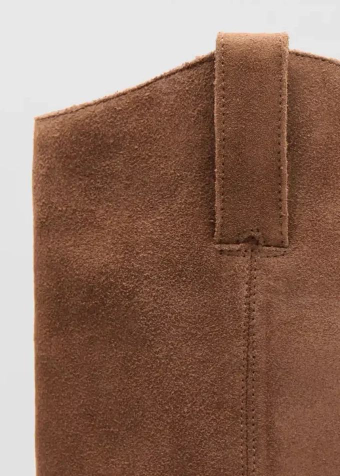 Skórzane buty na obcasie Skórzane buty na obcasie