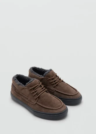 Skórzane buty sznurowane