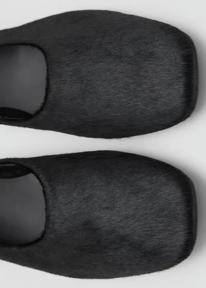 Skórzane buty z futrem Skórzane buty z futrem