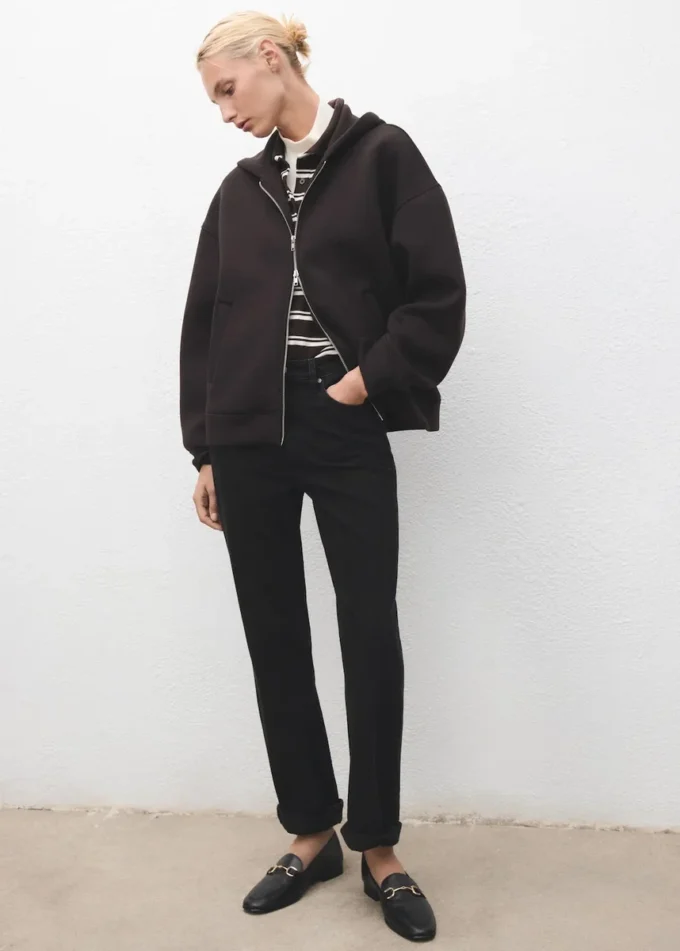 Skórzane mokasyny z klamrą Skórzane mokasyny z klamrą