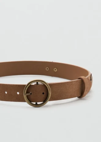 Skórzany pasek z motywami słonecznymi