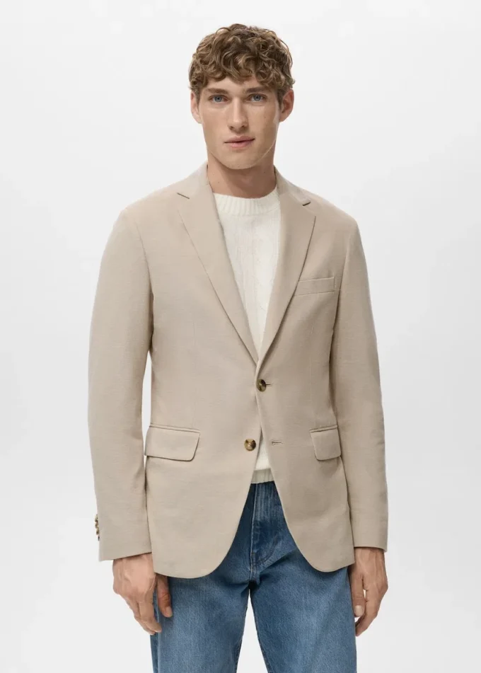 Slim fit bawełniana marynarka Verner Slim fit bawełniana marynarka Verner