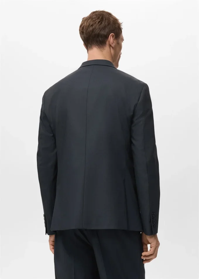 Slim fit dwurzędowa marynarka garniturowa Boston Slim fit dwurzędowa marynarka garniturowa Boston