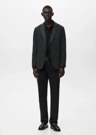 Slim fit marynarka z mieszanki wełny Slim fit marynarka z mieszanki wełny