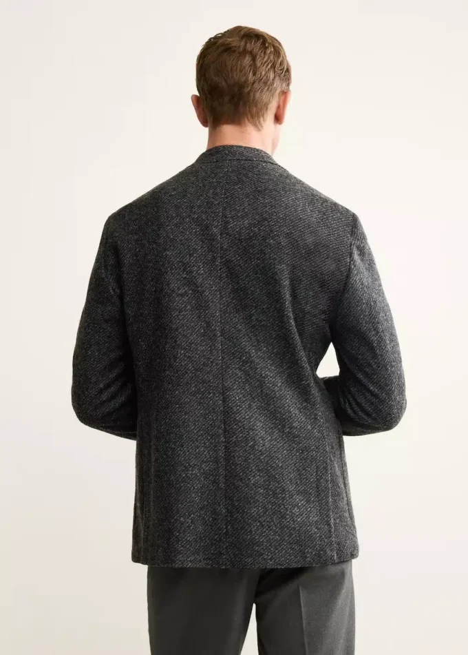 Slim fit marynarka z mieszanki wełny Slim fit marynarka z mieszanki wełny