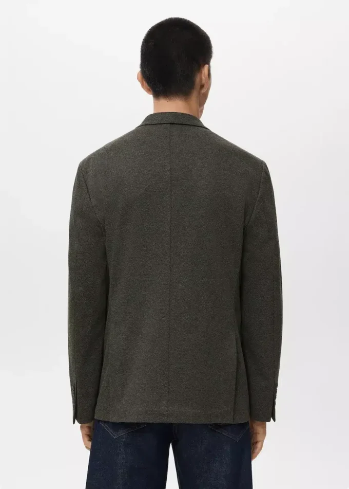 Slim fit marynarka z mikrostrukturą Slim fit marynarka z mikrostrukturą