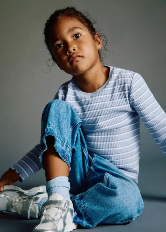 Bawełniana koszulka w paski Bawełniana koszulka w paski