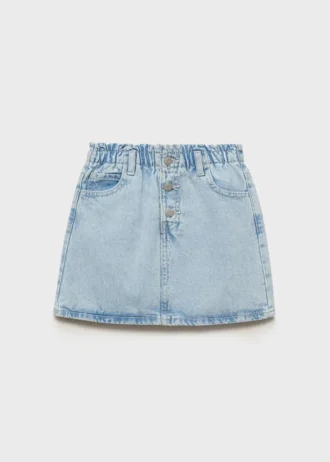 Spódnica jeansowa typu paperbag