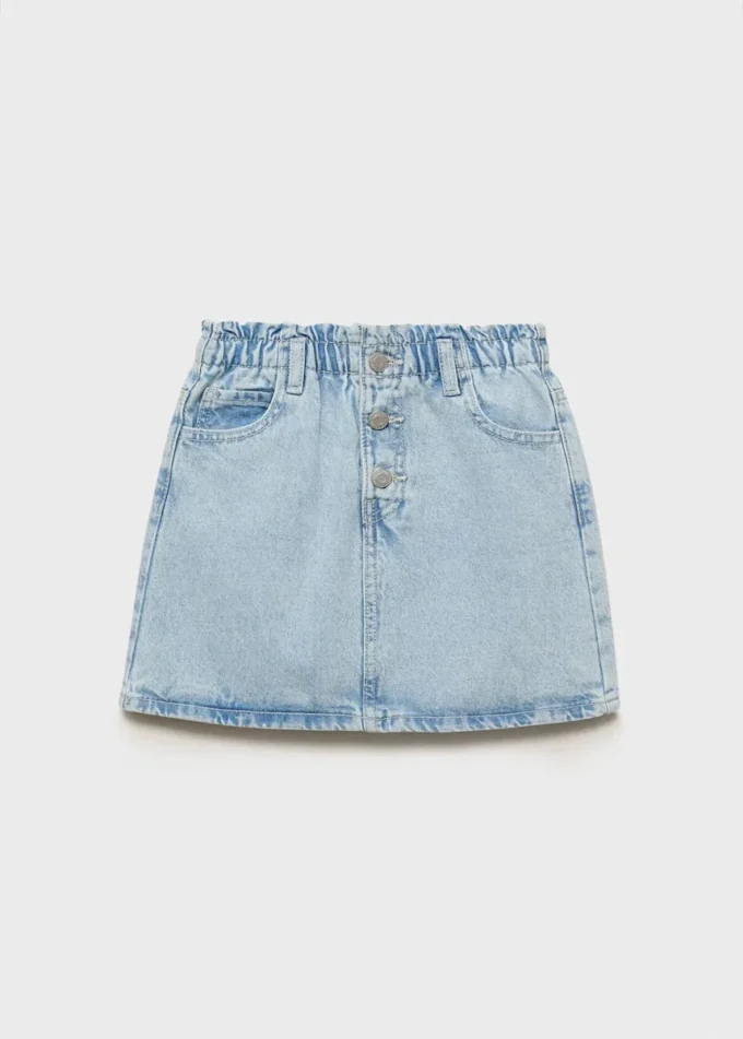 Spódnica jeansowa typu paperbag Spódnica jeansowa typu paperbag