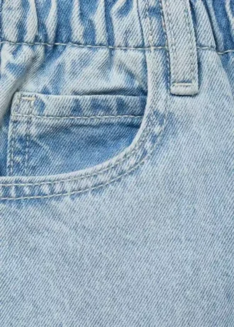 Spódnica jeansowa typu paperbag