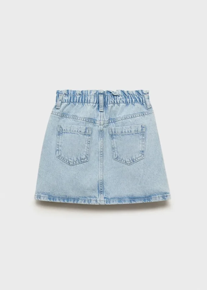 Spódnica jeansowa typu paperbag Spódnica jeansowa typu paperbag