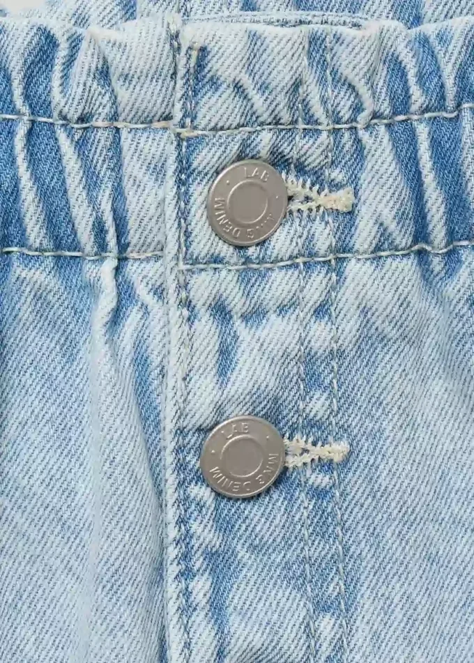 Spódnica jeansowa typu paperbag Spódnica jeansowa typu paperbag