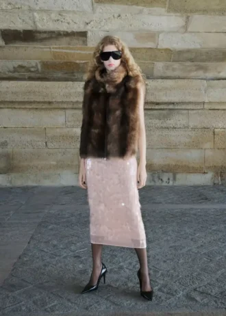 Spódnica midi z cekinami