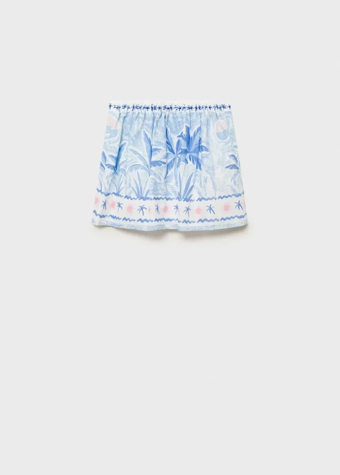 Spódnica z nadrukiem palm Spódnica z nadrukiem palm