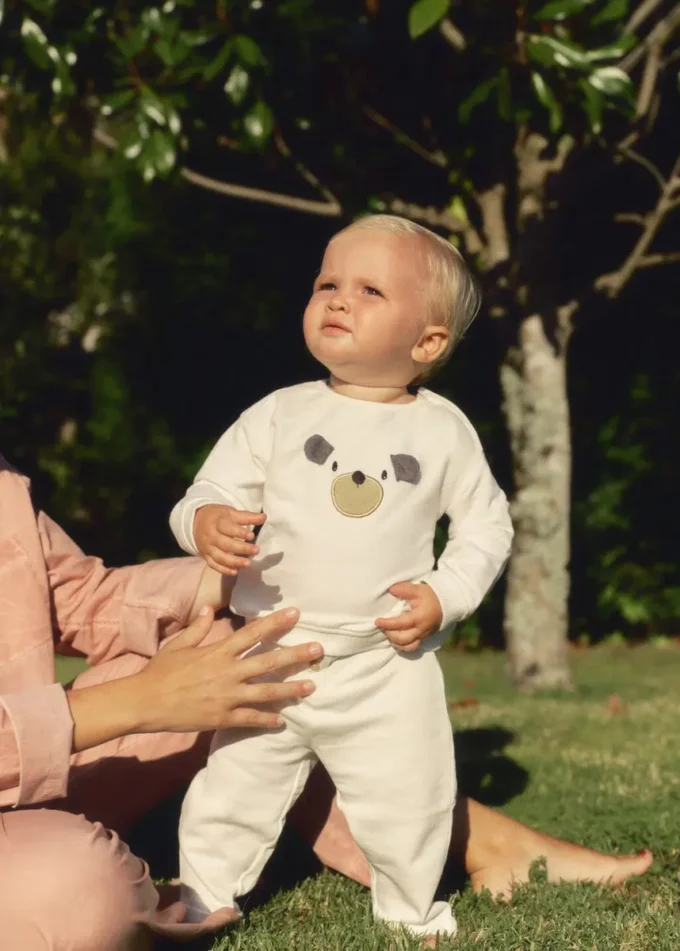 Spodnie bawełniane z guzikami Spodnie bawełniane z guzikami