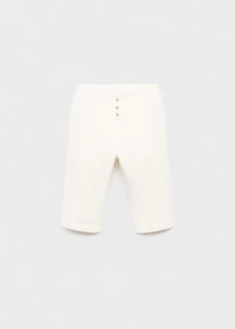 Spodnie bawełniane z guzikami Spodnie bawełniane z guzikami