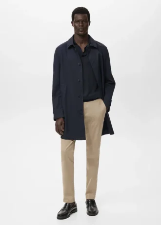 Spodnie chino Barna o dopasowanym kroju