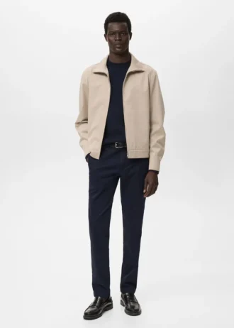 Spodnie chino Barna o dopasowanym kroju