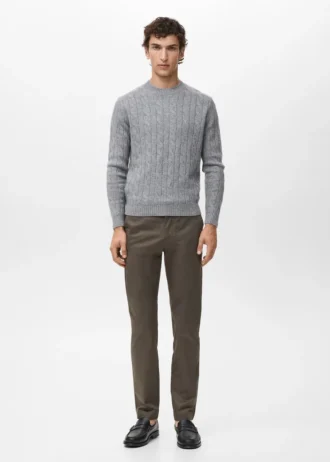 Spodnie chino slim fit Dublino