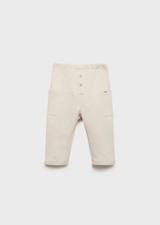 Spodnie dresowe cargo z guzikami