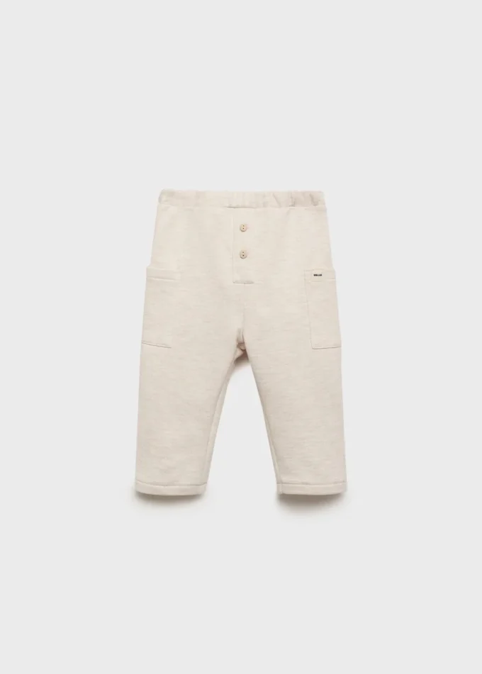 Spodnie dresowe cargo z guzikami Spodnie dresowe cargo z guzikami