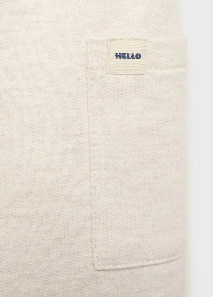 Spodnie dresowe cargo z guzikami Spodnie dresowe cargo z guzikami