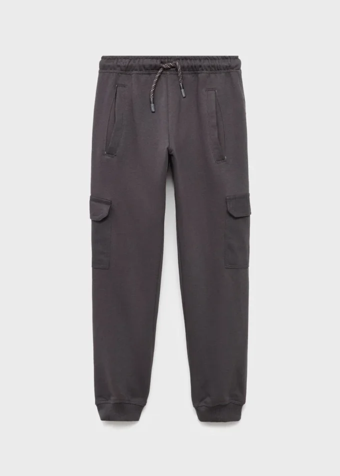 Spodnie dresowe cargo ze sznurkiem Spodnie dresowe cargo ze sznurkiem