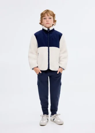 Spodnie dresowe cargo ze sznurkiem