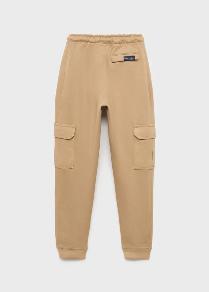 Spodnie dresowe cargo ze sznurkiem Spodnie dresowe cargo ze sznurkiem