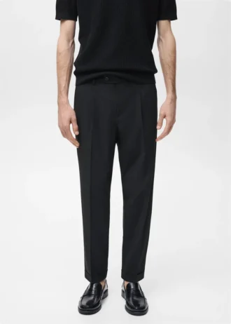 Spodnie garniturowe Boston o regularnym kroju