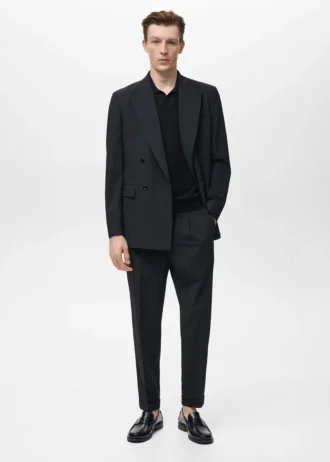 Spodnie garniturowe Boston o regularnym kroju