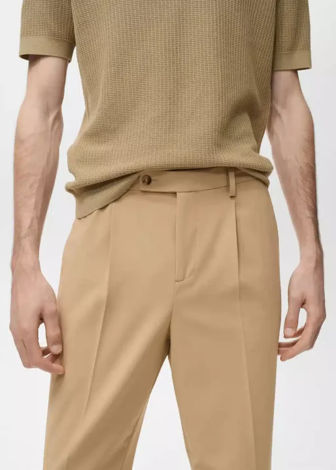 Spodnie garniturowe Boston o regularnym kroju