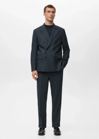 Spodnie garniturowe Boston Slim Fit