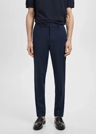 Spodnie garniturowe Monaco o dopasowanym kroju
