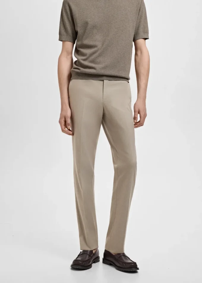 Spodnie garniturowe Monaco o dopasowanym kroju Spodnie garniturowe Monaco o dopasowanym kroju