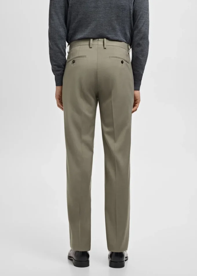 Spodnie garniturowe o dopasowanym kroju
