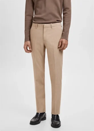 Spodnie garniturowe Paris o dopasowanym kroju Spodnie garniturowe Paris o dopasowanym kroju