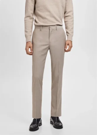 Spodnie garniturowe Paris o dopasowanym kroju Spodnie garniturowe Paris o dopasowanym kroju